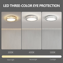 Load image into Gallery viewer, 19.7" Stylish Simple Crystal Ceiling Light Modern Bedroom Dimmable Ceiling Light