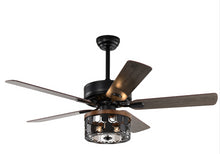 Загрузить изображение в средство просмотра галереи, 52'' Plywood Blades Ceiling Fan with Remote Control