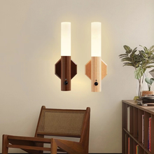 Загрузить изображение в средство просмотра галереи, Nordic Simple Smart LED Human Body Automatic Sensing Log Night Light