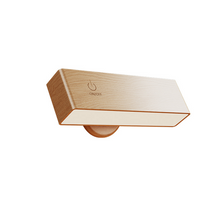 Cargar imagen en el visor de la galería, Nordic Walnut Wall Lamp 360° Rotating LED Night Light