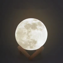 Cargar imagen en el visor de la galería, Creative Hand Painted Moon Lamp LED Night Light DIY Graffiti Planet Lamp