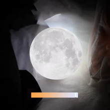 Cargar imagen en el visor de la galería, Creative Hand Painted Moon Lamp LED Night Light DIY Graffiti Planet Lamp