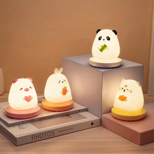 Cargar imagen en el visor de la galería, New Creative LED Silicone Night Light Children's Sleeping Night Light