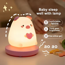 Cargar imagen en el visor de la galería, New Creative LED Silicone Night Light Children's Sleeping Night Light