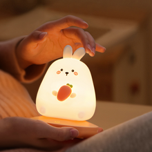 Cargar imagen en el visor de la galería, New Creative LED Silicone Night Light Children's Sleeping Night Light