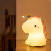Загрузить изображение в средство просмотра галереи, Unicorn Silicone Night Light