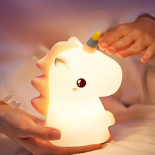 Загрузить изображение в средство просмотра галереи, Unicorn Silicone Night Light