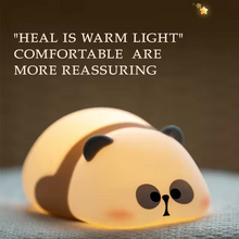 Cargar imagen en el visor de la galería, Panda Night Light Silicone Pat Light