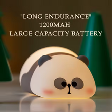 Cargar imagen en el visor de la galería, Panda Night Light Silicone Pat Light