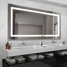 Загрузить изображение в средство просмотра галереи, 72x 36" LED Bathroom Mirror Light Anti-fog and Dimmable LED Vanity Mirror Light
