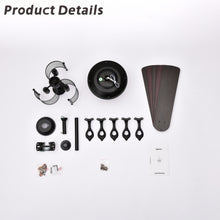 Load image into Gallery viewer, 52'' Farmhouse Ceiling Fan  5PCS  Dual Finish Blades Industrial Fandelier