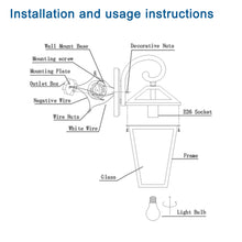 Cargar imagen en el visor de la galería, Modern Outdoor Waterproof Wall Light Porch Lighting Outdoor Lighting