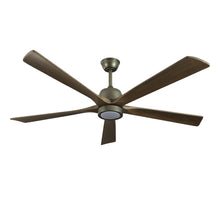 Загрузить изображение в средство просмотра галереи, 60" Modern Ceiling Fan Light Olive Green Wood Ceiling Fan 6 Speed Silent Reversible Ceiling Fan