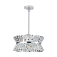 Carregar imagem no visualizador da galeria, 15.7" Living Room Luxury K9 Crystal Chandelier Round Simple Crystal Chandelier Luxury Home Decorative Lighting