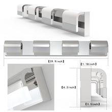 Load image into Gallery viewer, 29.9" Bathroom LED Mirror Light Dressing Table Mirror Front Light 4 Wall Lights