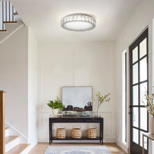 Load image into Gallery viewer, 19.7" Stylish Simple Crystal Ceiling Light Modern Bedroom Dimmable Ceiling Light