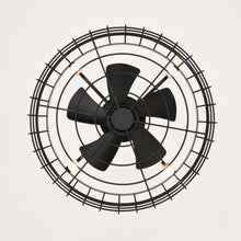 Charger l'image dans la galerie, 20.24" Caged Ceiling Fan with  Remote Control,Timer, 3 Speeds Indoor Ceiling Fan (No include Bulbs)