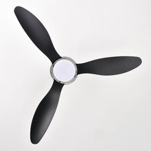 Load image into Gallery viewer, 52'' ABS Blades Ceiling Fan with Lights and DC Remote, DC Motor Modern Ceiling Fan with 3 ABS Fan Blades & 2 Down Rods, Indoor Ceiling Fan with Light