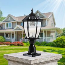 Cargar imagen en el visor de la galería, Dimmable LED Solar Pillar Light Garden Path Light Outdoor Lighting