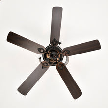 Load image into Gallery viewer, 52'' Farmhouse Ceiling Fan  5PCS  Dual Finish Blades Industrial Fandelier
