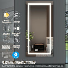 Загрузить изображение в средство просмотра галереи, 72x 36" LED Bathroom Mirror Light Anti-fog and Dimmable LED Vanity Mirror Light