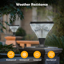 Load image into Gallery viewer, 38.50" Remote Control LED Solar Street Light with Base Garden Light Dimmable