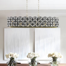 Carregar imagem no visualizador da galeria, 39.4" Modern Champagne Gold Oval Crystal ceiling chandelier  Luxury Home Decor Light Fixture