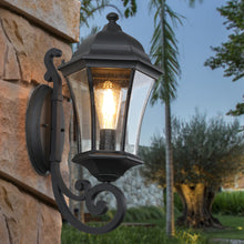 Cargar imagen en el visor de la galería, Outdoor Waterproof Glass Retro Light Sensing Wall Lamp Outdoor Lighting Decoration