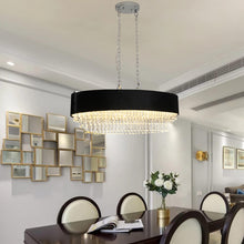Load image into Gallery viewer, 39.4" Luxury K9 Crystal Chandelier Living Room Crystal Chandelier Chain Chandelier Luxury Home Decorative Lighting