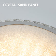 Load image into Gallery viewer, 19.7" Stylish Simple Crystal Ceiling Light Modern Bedroom Dimmable Ceiling Light