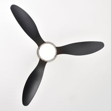 Load image into Gallery viewer, 52'' ABS Blades Ceiling Fan with Lights and DC Remote, DC Motor Modern Ceiling Fan with 3 ABS Fan Blades & 2 Down Rods, Indoor Ceiling Fan with Light