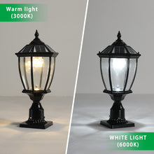 Cargar imagen en el visor de la galería, Dimmable LED Solar Pillar Light Garden Path Light Outdoor Lighting