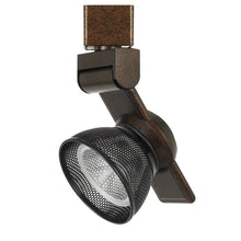 Load image into Gallery viewer, 12W Integrated LED Metal Track Light with Mesh Head (Bronze & Black)
