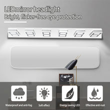 Carregar imagem no visualizador da galeria, 39" LED Modern Chrome Vanity Light 6 Light Acrylic Bathroom Mirror Light