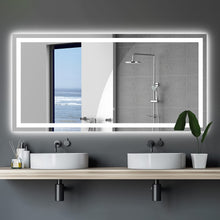 Загрузить изображение в средство просмотра галереи, 72x 36" LED Bathroom Mirror Light Anti-fog and Dimmable LED Vanity Mirror Light