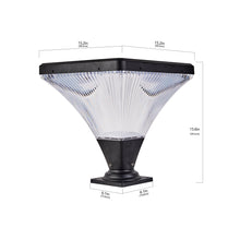 Load image into Gallery viewer, 38.50" Remote Control LED Solar Street Light with Base Garden Light Dimmable