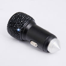Cargar imagen en el visor de la galería, USB Fast-charged Diamond Car Charger