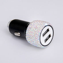 Cargar imagen en el visor de la galería, USB Fast-charged Diamond Car Charger