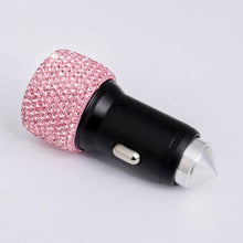 Cargar imagen en el visor de la galería, USB Fast-charged Diamond Car Charger
