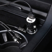Cargar imagen en el visor de la galería, USB Fast-charged Diamond Car Charger
