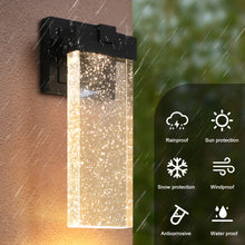 Load image into Gallery viewer, 2 Pack Outdoor Waterproof Clear LED Crystal Wall Light Nordic Style Wall Light Crystal Spotlight
