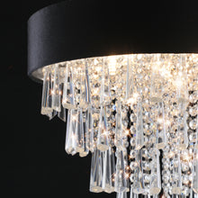 Load image into Gallery viewer, 17.9&quot; Living Room Luxury Crystal Chandelier Modern Round Crystal Lighting Luxury Home Decorative Lighting
