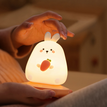 Charger l&#39;image dans la galerie, New Creative LED Silicone Night Light Children&#39;s Sleeping Night Light
