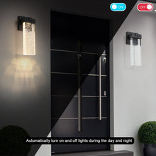 Load image into Gallery viewer, 2 Pack Outdoor Waterproof Clear LED Crystal Wall Light Nordic Style Wall Light Crystal Spotlight
