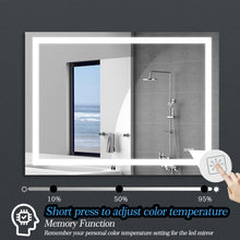 Load image into Gallery viewer, 48x 36&quot; LED Bathroom Mirror Light Anti-fog and Dimmable LED Vanity Mirror Light
