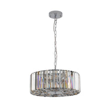 Load image into Gallery viewer, 16.5&quot; Modern Transparent Crystal Chandelier Drum-Shaped Crystal Chandelier Luxury Home Decorative Lighting
