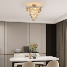 Load image into Gallery viewer, 19.7&quot; Chrome Luxury Crystal Chandelier Round K9 Crystal Light Luxury Home Decor Lighting
