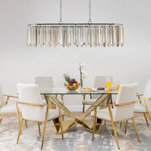 Load image into Gallery viewer, 39.4&quot; Modern Oval K9 Crystal Chandelier Luxury Chain Chandelier Luxury Indoor Lighting
