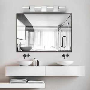 29.9" Bathroom LED Mirror Light Dressing Table Mirror Front Light 4 Wall Lights