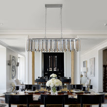 Load image into Gallery viewer, 39.4&quot; Modern Oval K9 Crystal Chandelier Luxury Chain Chandelier Luxury Indoor Lighting
